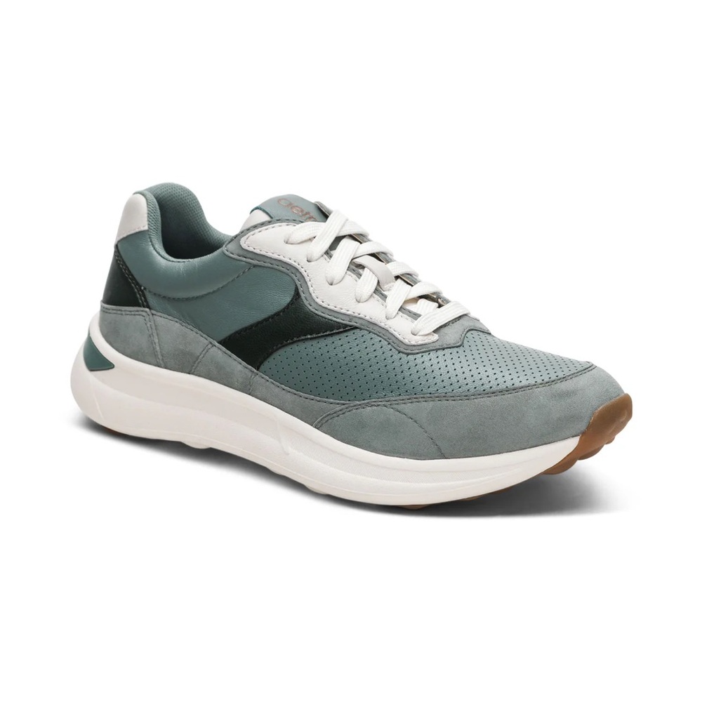 Aetrex Emily Lace-Up Sneakers - Mint Color - Size 7 - Picture 2 of 9